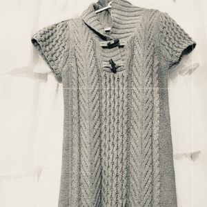 Jillian’s closet-girls grey sweater dress size 7-8